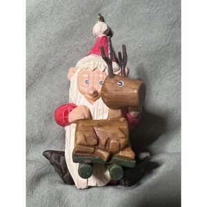 Vintage 1987 Hallmark‎ Handcrafted Old Fashioned Ornament LITTLE WHITTLER W/ Box